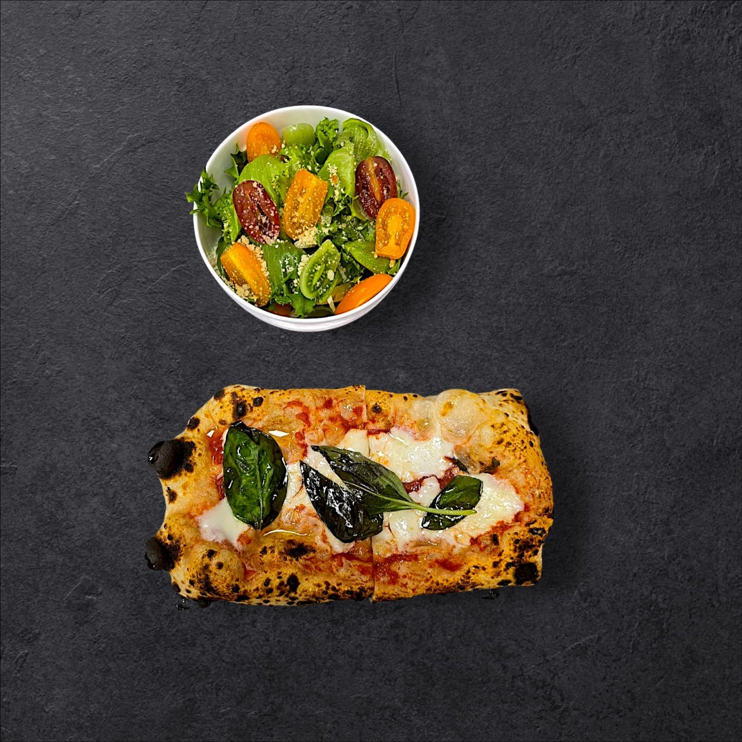 Mini Pizza and Salad Combo